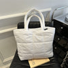 New Women's Simple And Soft Large Capacity Puff Bag