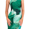 Women's Printed Slim Fit Waist-controlled Slimming Dress