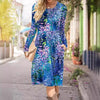 Versatile Mid-length Printed Dress