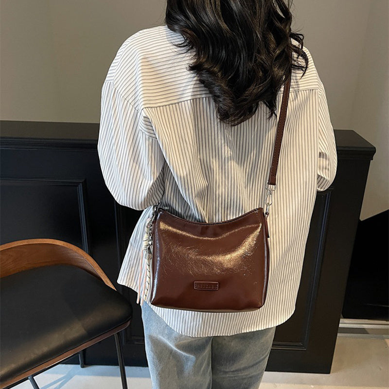 Single Shoulder Underarm Bucket Bag Women's Fashion Messenger Bag