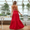 Swing Waist-tight Party Backless Strap Temperament Dress