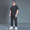 Oversized T-shirt And Trousers Two-piece Fat Casual Sports Suit