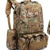 Men's Travel Backpack Oxford Cloth Outdoors Backpack Army Camouflage Tactics Double Shoulder Bag Mountaineering Large Combination Backpack