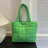 New Women's Simple And Soft Large Capacity Puff Bag