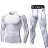 Men's Fitness Running Compression Training Suit Tights Long-sleeved Shirt Pants Leggings Sports Suit Fitness Sportswear