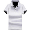 Mens Stand Collar Polo Shirt