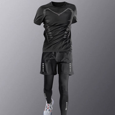 Running Gym Clothes Outdoor Quick-dry Clothes Tight Long Sleeve T-shirt Training Wear