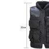 Tactical Vest Black Mens Military Hunting Vest