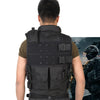 Tactical Vest Black Mens Military Hunting Vest