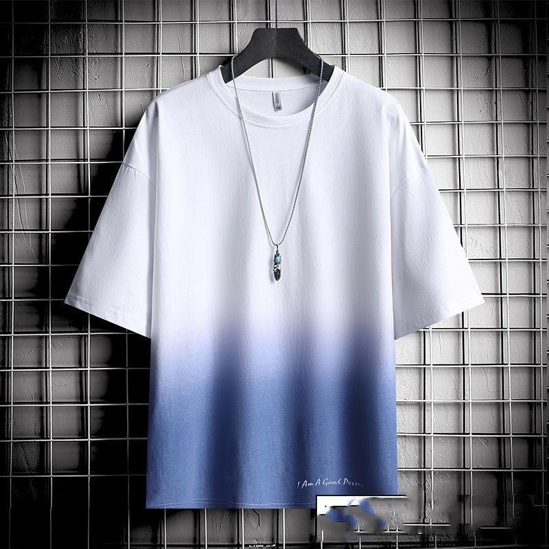 Hong Kong style loose T-shirt men