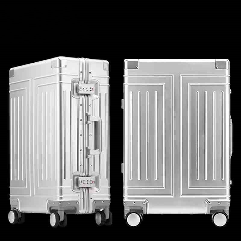 High End All Aluminum Magnesium Alloy Pull Rod Universal Wheel Luggage Compartment