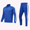 Sports Suit Long-Sleeved Jacket Plus Velvet Two-Piece Casual Morning Jogger Training Sweater Jacket