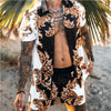 Floral Shirt Beach Two Piece Suit New Fashion Men Sets