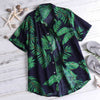 Beach holiday print men's shirt