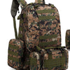 Men's Travel Backpack Oxford Cloth Outdoors Backpack Army Camouflage Tactics Double Shoulder Bag Mountaineering Large Combination Backpack