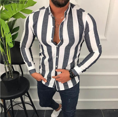 Striped shirt men