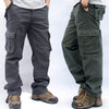 Multi-Pocket Workwear Casual Trousers Straight Work Uniforms Men's Pants