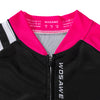 Bicycle jersey absorbs sweat and dries quickly