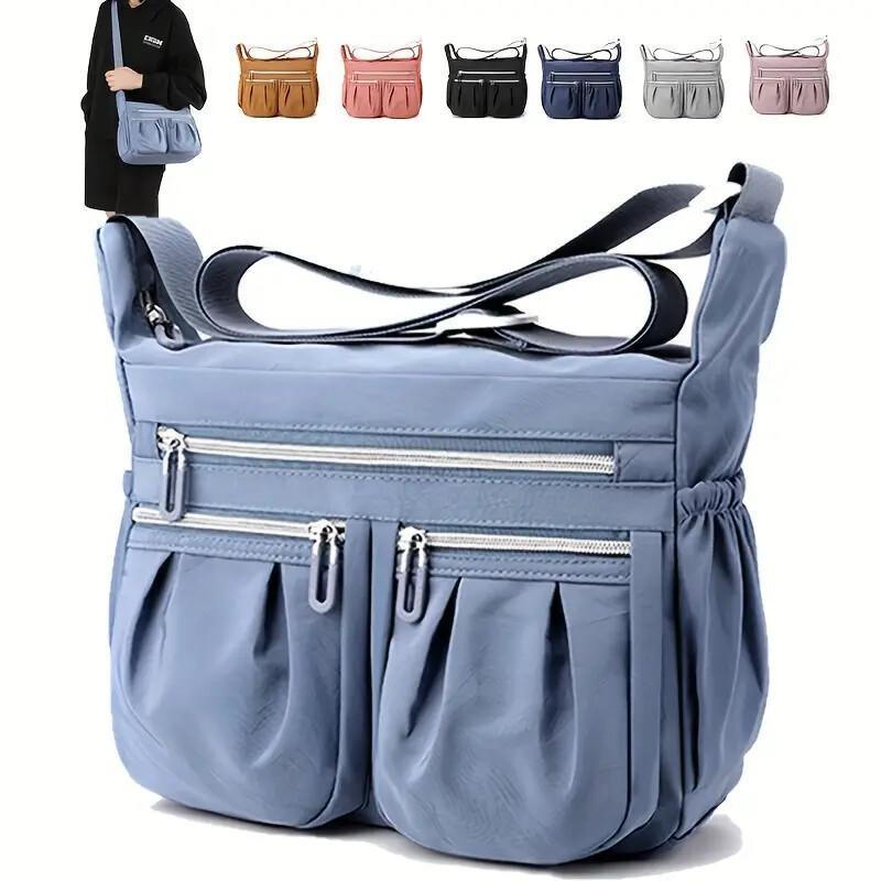 Shoulder Handbag For Ladies Roomy Multiple Pockets Bag Women Crossbody Purse Fashion Tote Top Handle Satchel