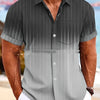 Men's Casual Collar 3D Printed Shirt