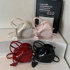 Bow Heart Bag Fashion Portable Shoulder Messenger Bag