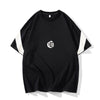 New Summer Men's Loose Cotton Crew Neck T-shirt