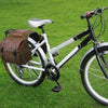 Bicycle Rear Seat Bag Pack Mountain Bike Trunk Luggage Storage Organizer Cycling AccessoryKhaki Free Size