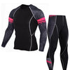 Men's Fashion And Comfort Printed Long Sleeve Gym Suit