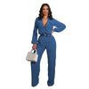 Fashion Loose Women's Solid Color Jumpsuit