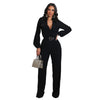 Fashion Loose Women's Solid Color Jumpsuit