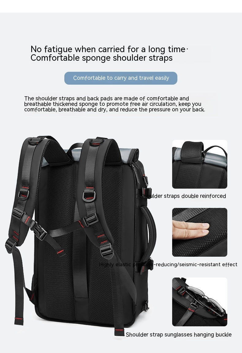 Backpack Leisure Travel Large Capacity Men's Backpack Waterproof Computer Bag