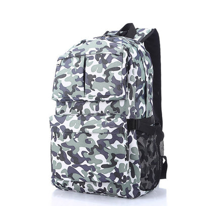 Camouflage stylish backpack leisure large capacity waterproof backpack for men and women