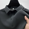 Mesh Ice Silk Short Sleeve T-shirt Mens Clothing