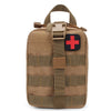 Tactical First Aid Kit Waist Bag Emergency Travel Survival Rescue Handbag Waterproof Camping First Aid Pouch Patch Bag