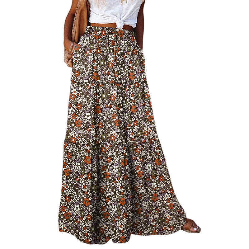 Loose Casual High Waist Dress For Women