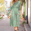 Versatile Mid-length Printed Dress