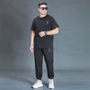 Oversized T-shirt And Trousers Two-piece Fat Casual Sports Suit