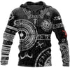 Viking Odin Tattoo D Printed Men hoodies