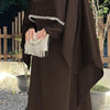 Women's Fashion Cloak Satin Dress Robe