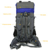 Extra Large Outdoor 60L Travel Backpack