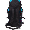 vidaXL Hiking Backpack XXL 75 L Black and Blue