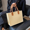 Large Capacity High-end Tote Bag Felt Bag Personalized Simple Shopping