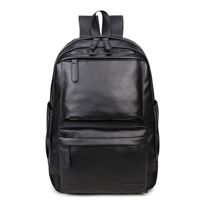 New men's travel bag fashion backpack pu shoulder bag men's casual sports backpack