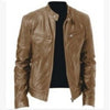 PU Leather Jacket Slim Leather Jacket