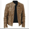 PU Leather Jacket Slim Leather Jacket