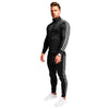 Men's striped long sleeve sweatpants suit