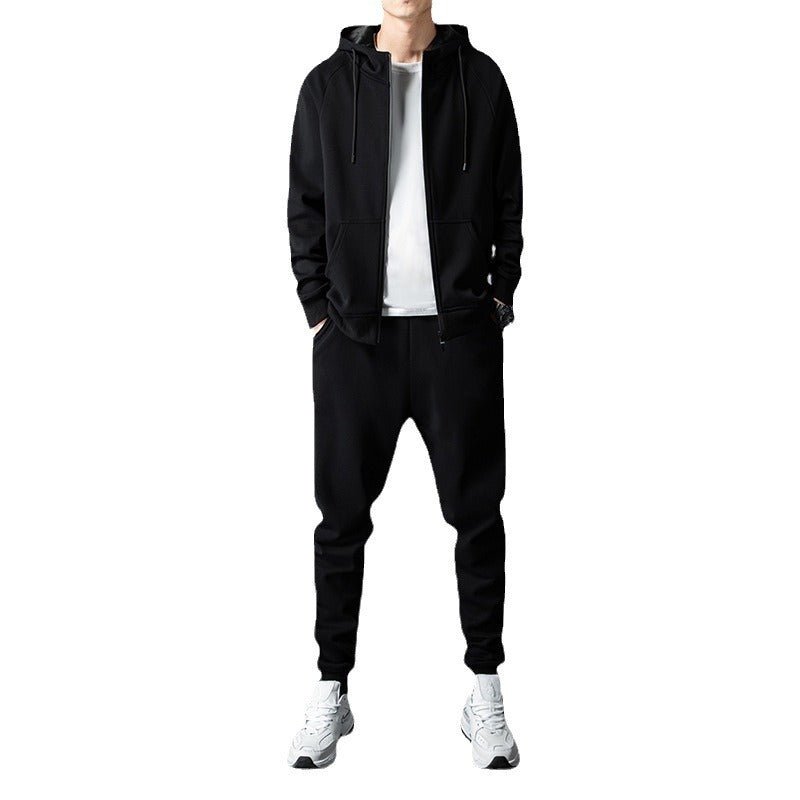 Men's Sweater Suit Ankle-tied Sweatpants Long Sleeve Sports Suit