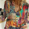 Women's Printed Casual Long Sleeve Shirt