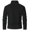 Casual Business Stand Collar Sweater European And American Loose And Simple Zipper Double-sided Fleece Jacket