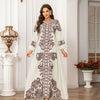 Arab Style Women's Long Robe Printed Dress